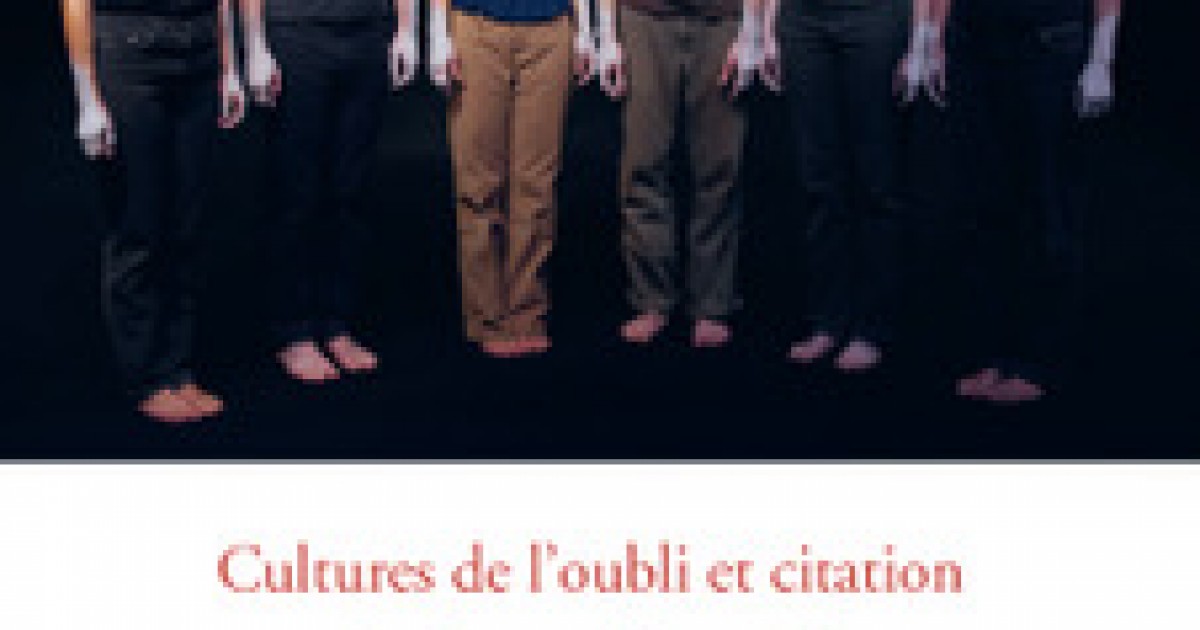 Cultures De L Oubli Et Citation Les Danses D Apres Ii Centre National De La Danse