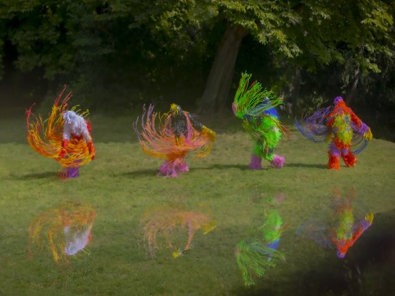Flags Parade, Darius Dolatyari-Dolatdoust © Paul Rousteau