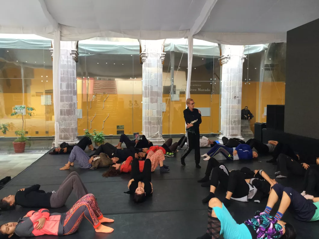Workshop Répertoire par Mathilde Monnier, Caravane Mexique 2017 © CN D