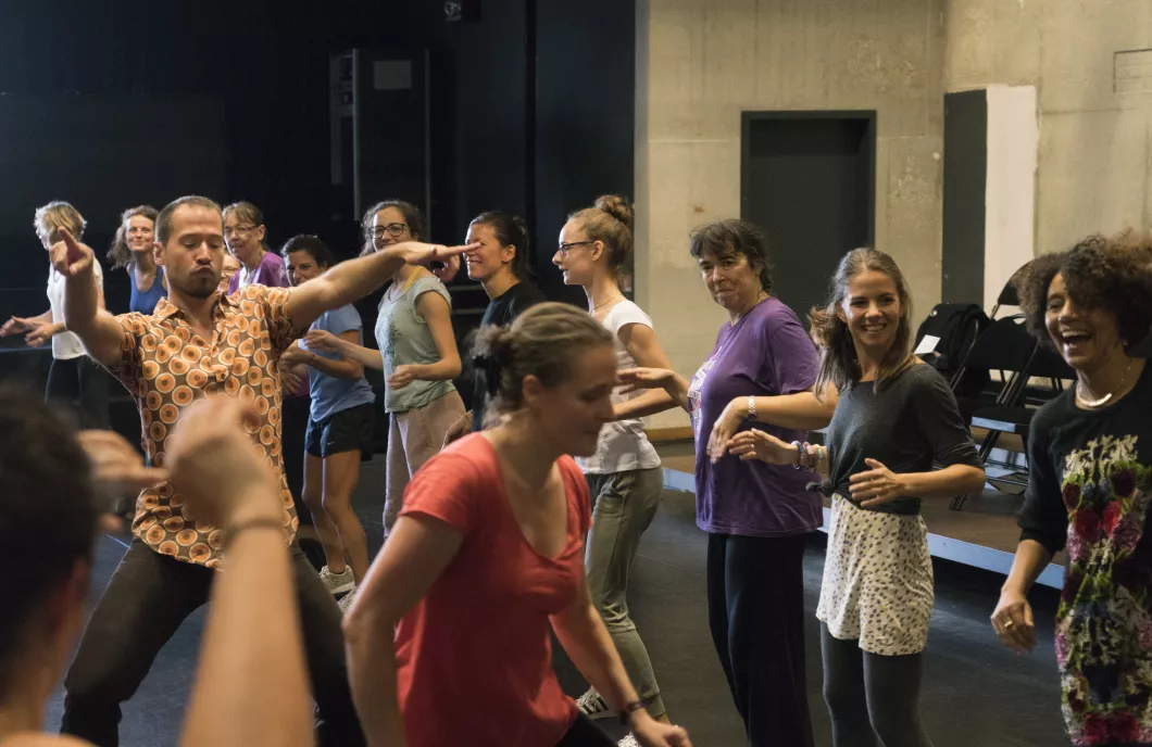 Danses partagées, Atelier Soul Train, Marie Houdin © Marc Domage, CN D Automne 2017