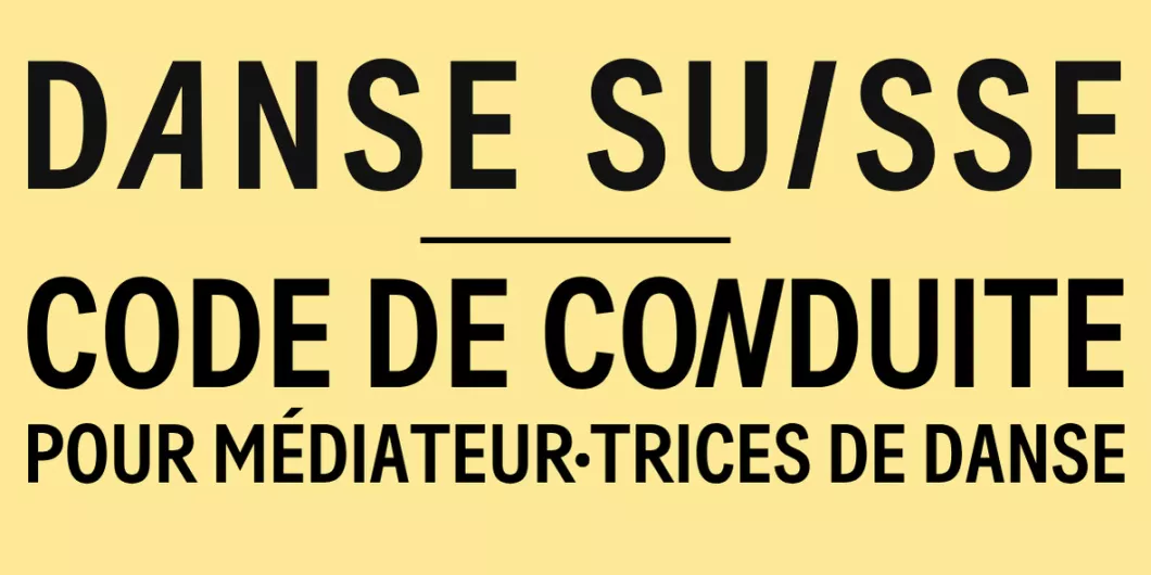Code de conduite des médiateur·trices de danse