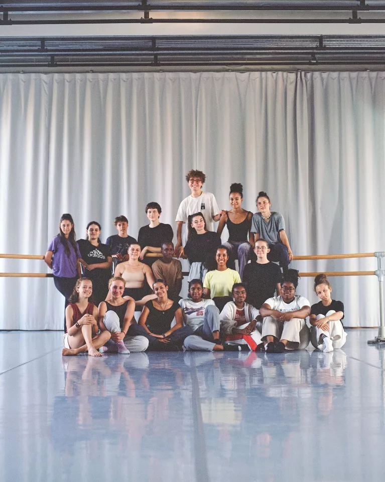 Élan Lyon, promotion 2022-2023, CND Centre national de la danse © Valentin Russo
