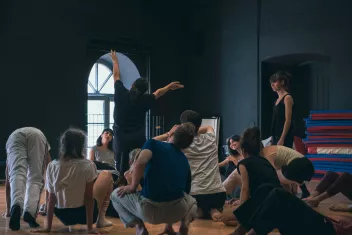 Photo of a dance workshop