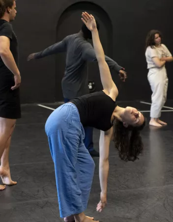 Photo of a dance workshop