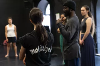 Photo of a dance workshop