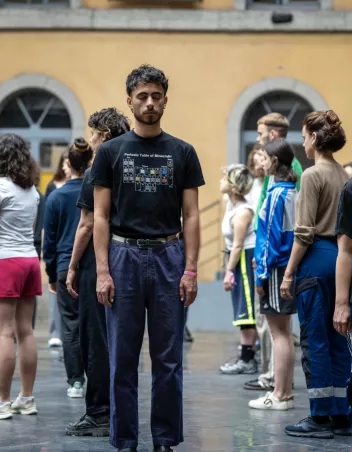 photo of an outdoor dance workshop at Les Subs in Lyon