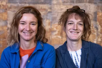 Photo de Chloé Déchery et Marion Boudier