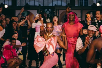 photo of dancers and the audience at a Voguing Ball held during the Everybody Festival