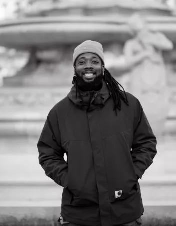 photo en noir et blanc de Jérôme Oussou