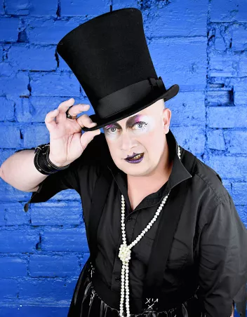 photo de Jérôme Marin dans son personnage de Monsieur K