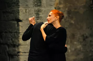 Photo of Ornella Balestra performing a partner dance