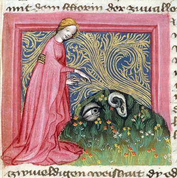 Painting by Ulrich von Pottenstein, ‘Spiegel der Weisheit’